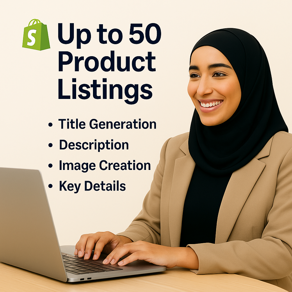 Up to 50 Product Listings
