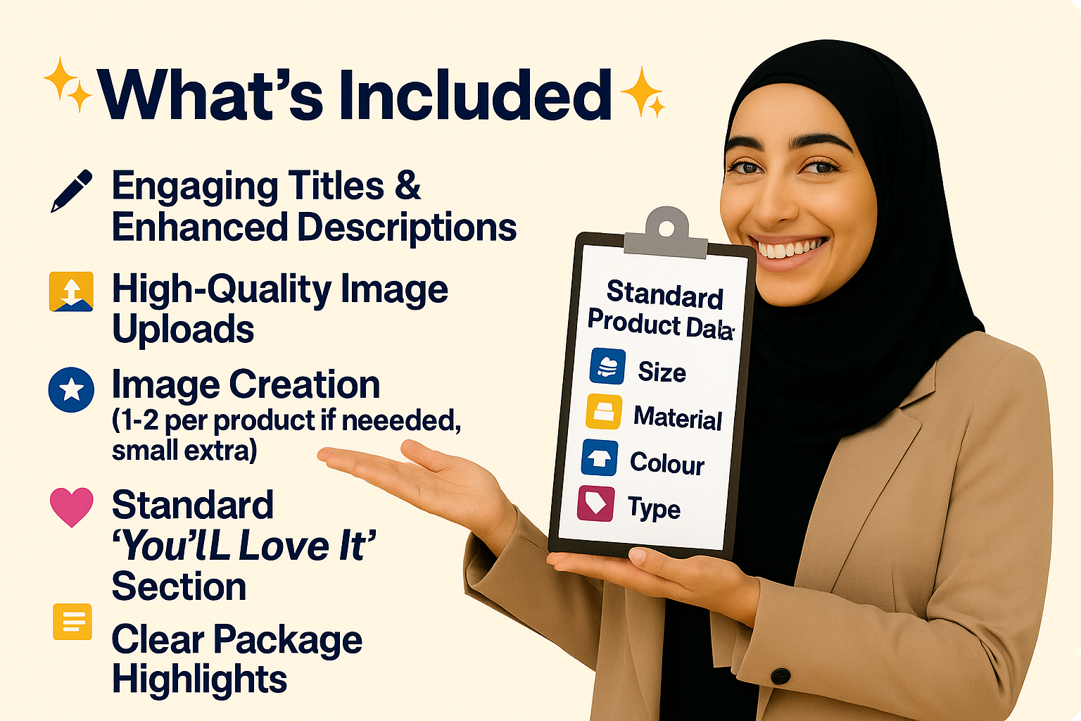 Up to 50 Product Listings